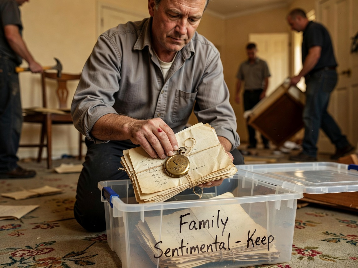 How Are Items Sorted During A House Clearance?